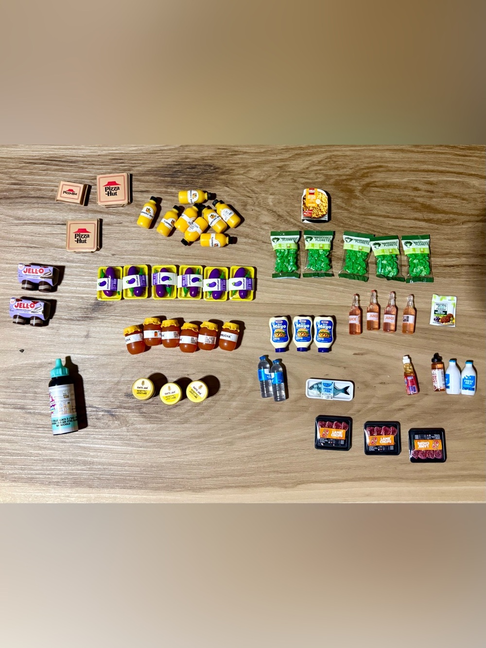 Mini Brand fill the fridge food Grocery Toy Set
